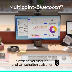 Casti wireless Logitech Zone Vibe Bluetooth cu microfon si functie de anulare a zgomotului - Graphit - Img 5