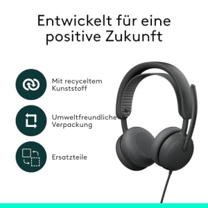 Casti wireless Logitech Zone Wireless 2 ES Bluetooth ANC adaptiv certificat Microsoft Teams Grafit - Img 10