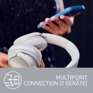 Casti wireless Panasonic M600B Hybrid ANC Bluetooth 53 autonomie 65 ore USB-C Beige - Img 6