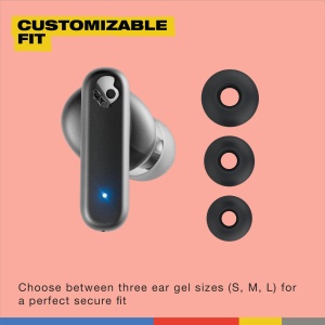 Casti wireless Skullcandy Smokin Buds autonomie 20 ore materiale sustenabile microfon portocaliu - Img 8