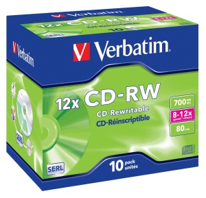 CD-R Verbatim Extra Protection 700MB, 10 bucati, durabilitate mare