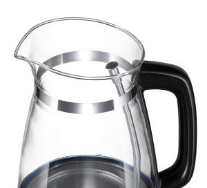 Ceainic Russell Hobbs [1.7l, 2400W, gura de scurgere cu design optimizat din sticla, iluminare LED] Design clasic (gatit sub presiune, capac detasabil, filtru de calcar, baza din otel inoxidabil)26080-70 - Img 3