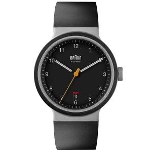 Ceas barbatesc Braun BN0278BKBKG, 40mm, curea din cauciuc, carcasa din otel inoxidabil