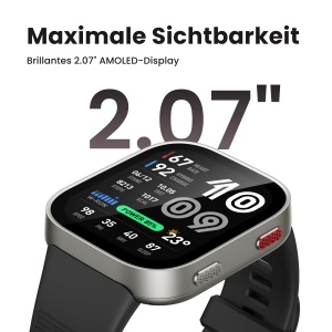 Ceas inteligent Amazfit Bip Max, 50mm, AMOLED, GPS, 20 zile autonomie - Img 2