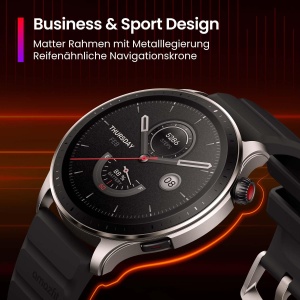 Ceas inteligent Amazfit GTR 4, 1.43 AMOLED, GPS precis, 14 zile autonomie - Img 2