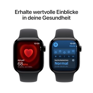 Ceas inteligent Apple Watch Series 11 GPS 42 mm, Aluminium, Negru - Img 4