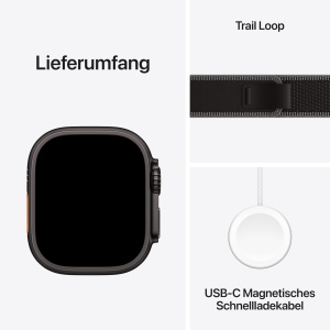 Ceas inteligent Apple Watch Ultra 3 GPS Cellular 49 mm, negru, titaniu - Img 6