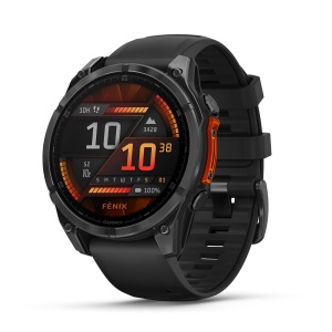 Ceas inteligent Garmin fenix 8, 47mm, AMOLED, GPS, 80 sporturi