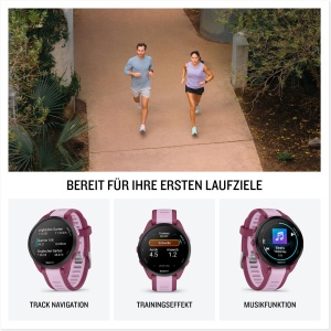 Ceas inteligent Garmin Forerunner 165 Music, 43mm, AMOLED, 11 zile autonomie - Img 4