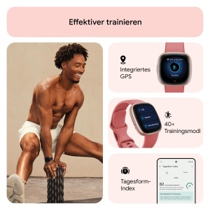 Ceas inteligent Google Fitbit Versa 4 - GPS, 6 zile autonomie, 40 moduri de antrenament - Img 3