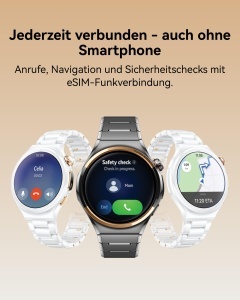 Ceas inteligent HUAWEI Watch 6 Pro, 46 mm, eSIM, GPS, Titan - Img 5