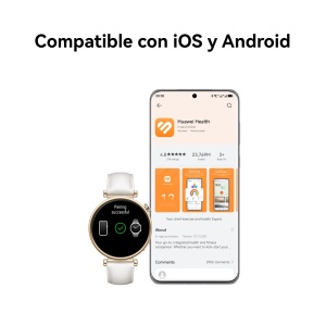Ceas inteligent HUAWEI Watch GT 4, 41mm, argintiu, 14 zile autonomie - Img 4