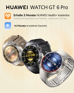 Ceas inteligent HUAWEI Watch GT 6 Pro, GPS, EKG, 46mm, Titan - Img 2