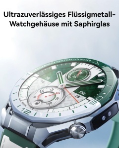 Ceas inteligent HUAWEI Watch Ultimate 2, 150m adancime, eSIM, culoare verde - Img 6