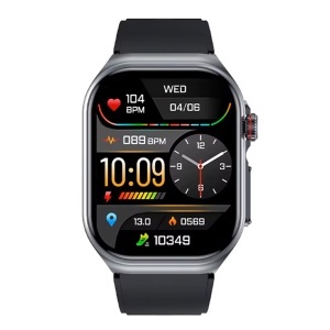 Ceas inteligent Knauermann PRO 3 Fan Edition, gri, cu EKG, SOS si Bluetooth