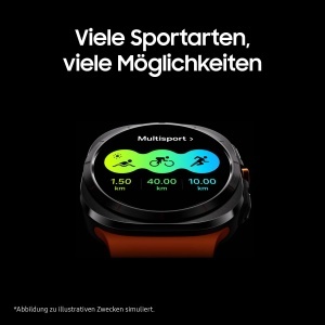 Ceas inteligent Samsung Galaxy Watch Ultra 2025, 47 mm, GPS dual, Titanium Gray - Img 11
