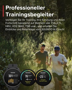 Ceas inteligent SUUNTO Race S cu GPS, AMOLED Touchscreen, 50m rezistent la apa - Img 4
