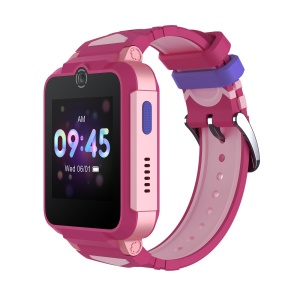 Ceas inteligent TCL MOVETIME Family Watch 2, GPS, 4G, 2MP Camera, Roz Sakura