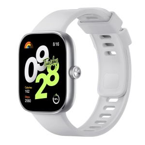 Ceas inteligent Xiaomi Redmi Watch 4, AMOLED 1.97, 390 x 450 pixeli, culoare argintie