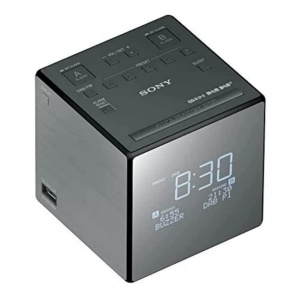 Ceas radio Sony XDR-C1DBP, DABDAB, afisaj digital, incarcator USB
