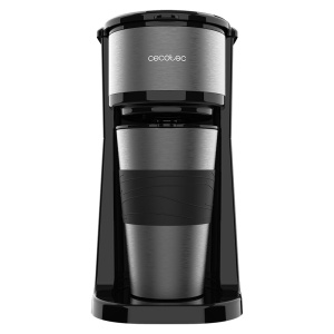 Cecotec Aparat de cafea cu termos Coffee 66 Drop & Go 700 W, capacitate 420 ml, gura de scurgere etansa, filtru permanent sau filtru de hartie, functie de oprire automata, recipient cu fereastra - Img 1