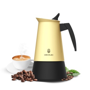 Cecotec Piccolina 600 Cafetiera Italiana Beige 300 ml Maner Rezistent la Caldura