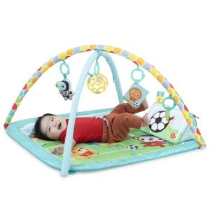 Centrala de activitati Bright Starts Grip Kick Oball, 4 moduri de joaca, lavabila, unisex - Img 3