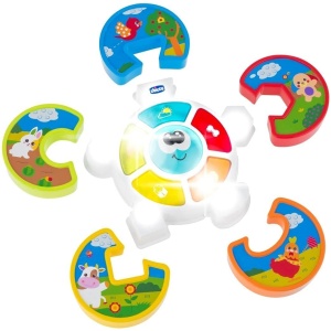 Centru de activitati pentru copii Chicco Ghiceste animalul, cu lumini si sunete, 12-36 luni, multicolor - Img 5