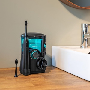 Centrul de ingrijire orala Cecotec Bamba ToothCare Jet Clean. 18W, irigator de 600 ml, 10 setari de presiune, 7 atasamente si periuta de dinti electrica cu 5 moduri - Img 2