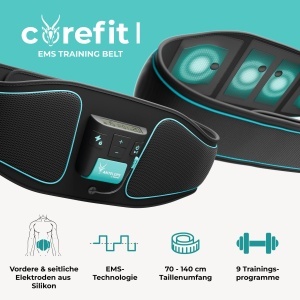 Centura de antrenament Antelope Corefit I, EMS, 9 programe, 4 electrozi - Img 3
