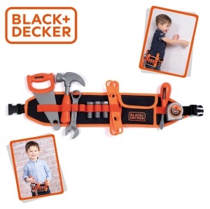 Centura de unelte Smoby BlackDecker cu 14 accesorii, ajustabila, pentru copii - Img 2