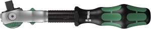 Cheie cu clichet Wera 8000 B SB, 38, lungime 199 mm, 72 dinti