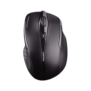 CHERRY MW 3000, mouse ergonomic wireless pentru dreptaci, wireless 2.4 GHz, 6 butoane, senzor optic, laturi cauciucate, alimentat cu baterie, negru - Img 5