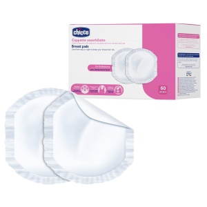Chicco Absorbante Antibacteriene pentru Alaptare Natural Feeling 60 Bucati Ultra Subtiri si Sigure