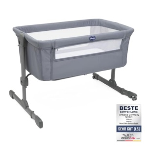 Chicco Next2Me Essential Newborn Co-Sleeper durabil compatibil cu diferite paturi reglabil pe inaltime inclinabil circulatie buna a aerului saltea si  - Img 2