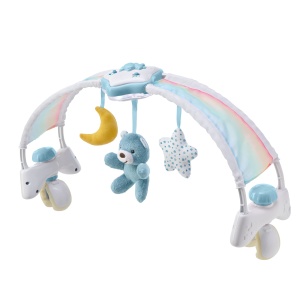 Chicco Rainbow 2in1 Arc de Joaca Evolutiv pentru Patut cu Lumina si Muzica Relaxanta