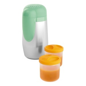 Chicco Thermobehalter Termos din otel inoxidabil 2 recipiente 250 ml mentinere temperatura 5 ore