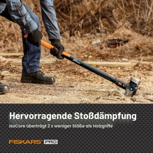 Ciocan demolator Fiskars ISOCORE 8 LB, 91,4 cm, otel premium, design ergonomic - Img 3