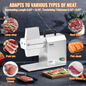 Ciocan electric pentru carne VEVOR LT-01, 450W, 54 lame din otel inoxidabil - Img 4