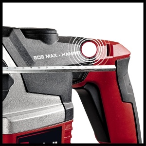 Ciocan rotopercutor Einhell TE-RH 38 3F (1050 W, forta de impact 9 J, montare SDS-Max, opritor de adancime de gaurire din metal, capacitate de gaurire 38 mm in beton, incl. carcasa) - Img 5