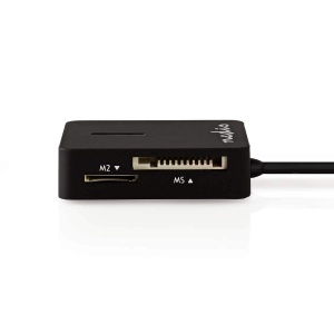 Cititor de carduri NEDIS All-in-One USB 2.0 Negru, Compact, Compatibil cu Multe Tipuri de Carduri - Img 4