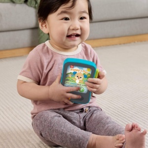 Cititor de povesti Fisher-Price cu lumini si sunete, multilingv - Img 2