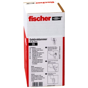 Clema pentru Trofee Fischer 73121, 20 Bucati, Ajustabila, Reutilizabila - Img 3