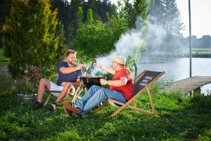 Cleste curbat pentru gratar ROSLE cleste pentru gratar de inalta calitate cu forta echilibrata a arcului si transmisie exacta a puterii otel inoxidabi - Img 3