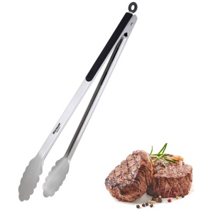 Cleste pentru gratar Westmark, otel inoxidabil/plastic, lungime: 37,7 cm, Classic Special, argintiu/negru, 15162270 - Img 2