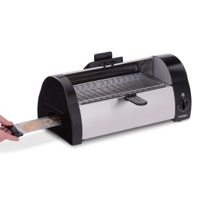 Cloer 3080 Bread Roll Baker pentru coacere chifle, prajituri sau particule de drojdie 570 W, carcasa din otel inoxidabil mat - Img 5