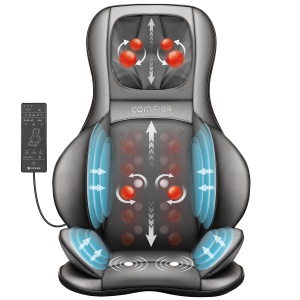 COMFIER Shiatsu Massagesitzauflage cu masaj Shiatsu rulare vibratii si aer comprimat functie de incalzire