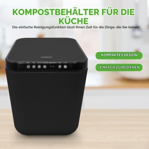 Composter electric NutriChef, 3 litri, compact, cu filtru fara miros - Img 5