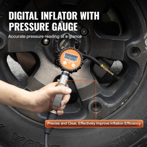 Compresor auto VEVOR YD-127-6L 12V cu rezervor 6L presiune 150 PSI debit 635 CFM - Img 3