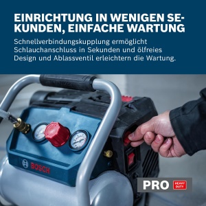 Compresor de aer Bosch GKO 18V-51, 51 lmin, 8 bar, portabil - Img 4